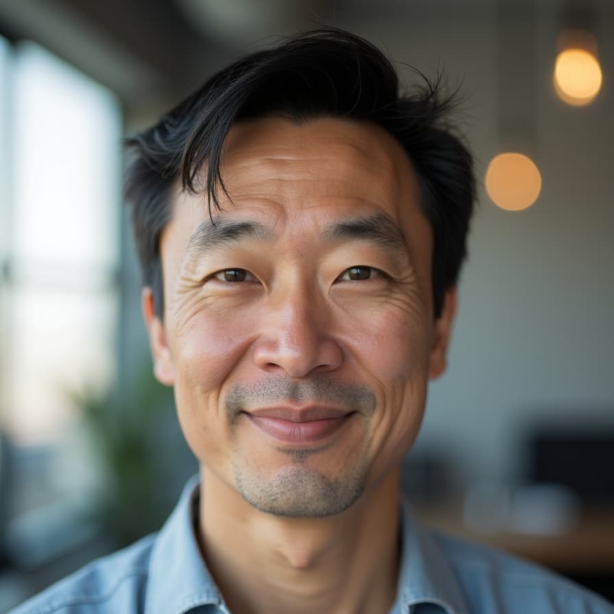 Headshot of Alex Fujimoto, Head of Engineering at SlipwayStudios